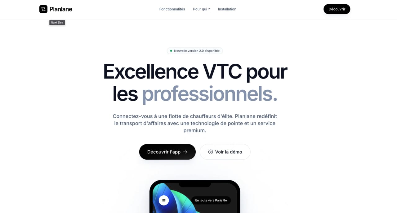 Planlane • VTC App